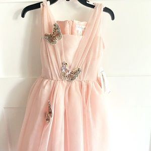 Pink tulle dress, toddler size 4/5T, NWT